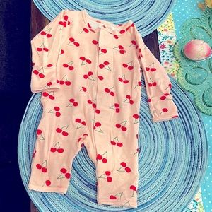 Cherry Newborn Magnetic Me Coverall!